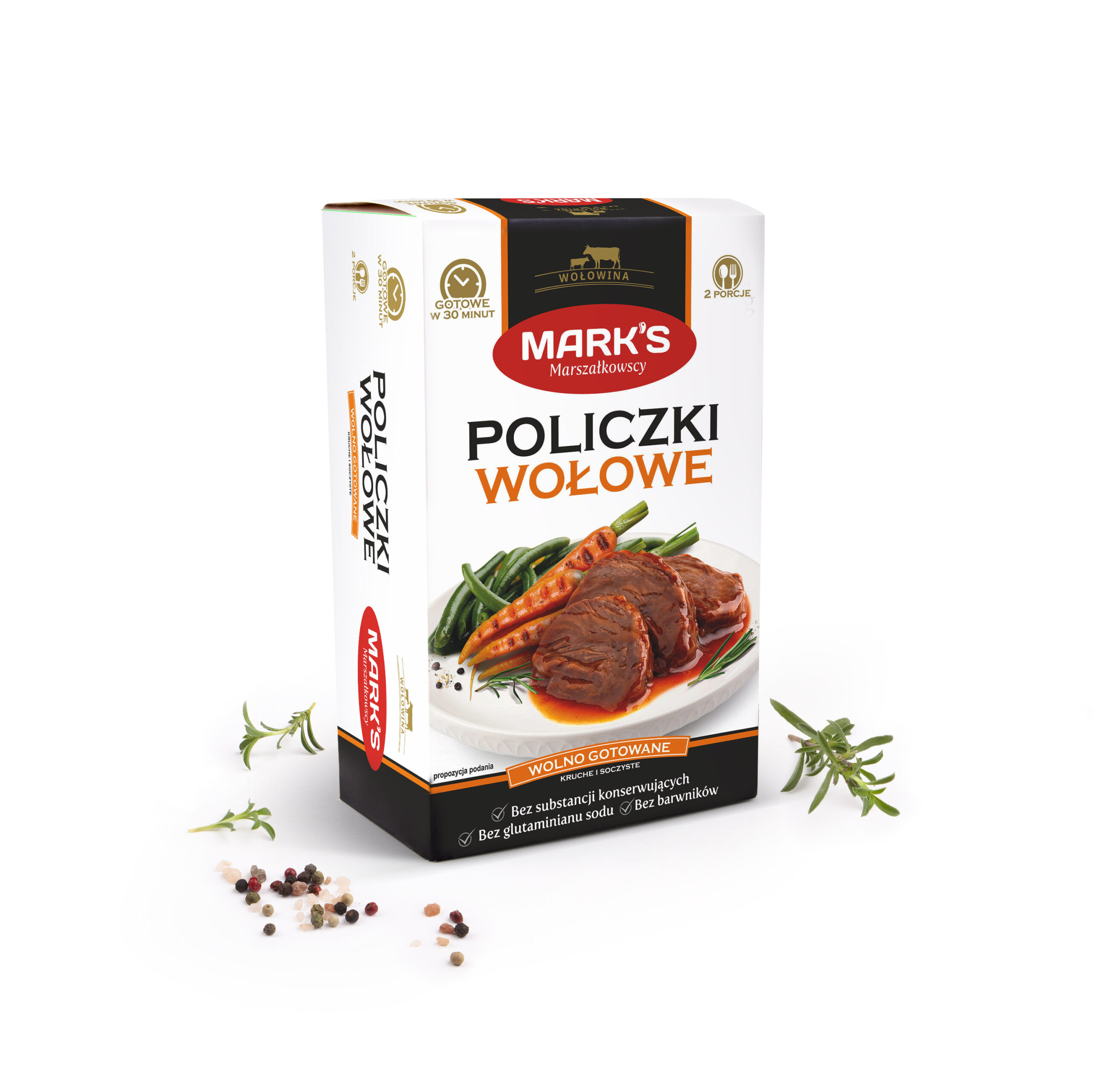Policzki wołowe wolno gotowane