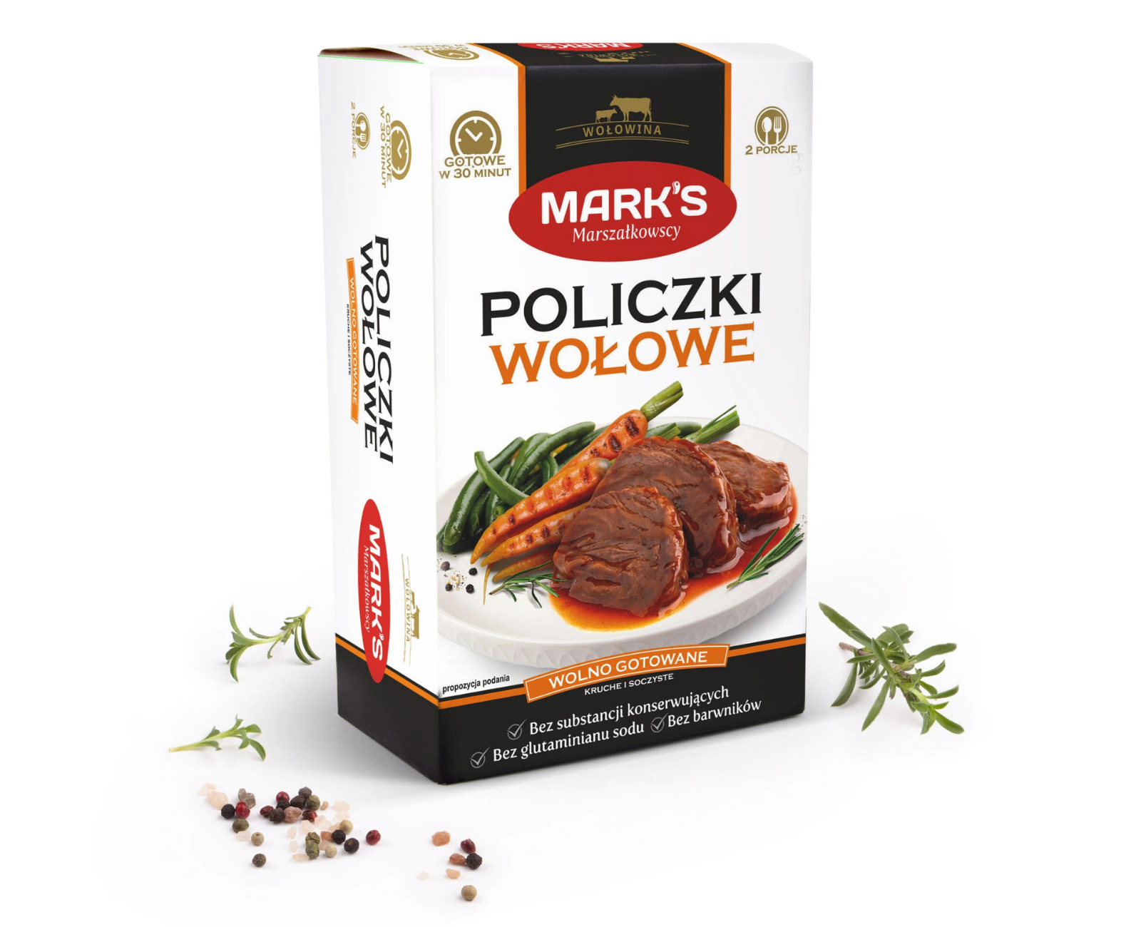 Policzki wołowe wolno gotowane